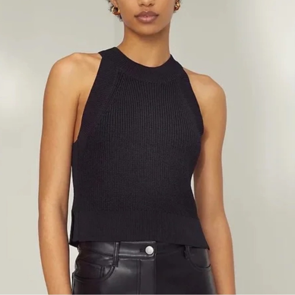 Wilfred Knit Halter Tank - Black (S)